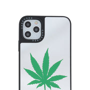 Weed Leaf Mirror Case Iphone 12/12 Pro