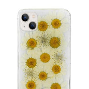 Real Flowers White Case Iphone 14 Plus