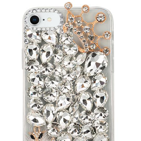 Handmade Bling Silver Fox Case Iphone 7/8 SE 2020