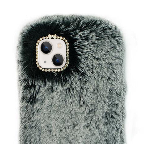 Fur Dark Grey Case Iphone 14 Plus