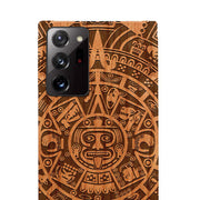 Mayan Calendar Aztec Wood Case Samsung Note 20 Ultra