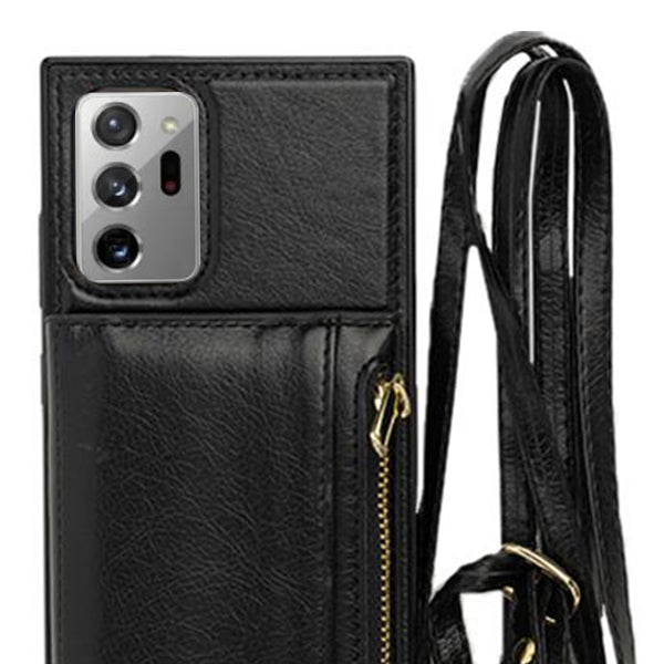 Crossbody Pouch Black Case Samsung Note 20 Ultra