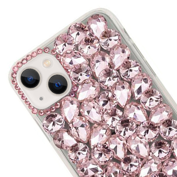 Handmade Bling Pink Case IPhone 13 Mini