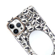 Handmade Bling Mirror Silver Case IPhone 14 Pro