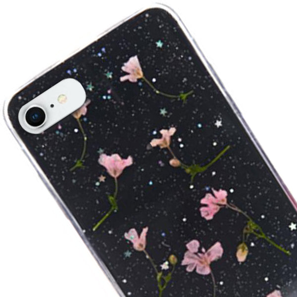 Real Flowers Pink Leaves Case Iphone 7/8 SE 2020