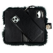 Fur Black Detachable Wallet Iphone 11 Pro Max