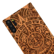 Mayan Calendar Aztec Wood Case Samsung Note 10