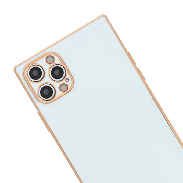 Free Air Box Square Skin White Case Iphone 14 Pro
