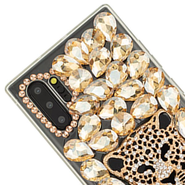 Handmade Gold Cheetah Case Samsung Note 10 Plus