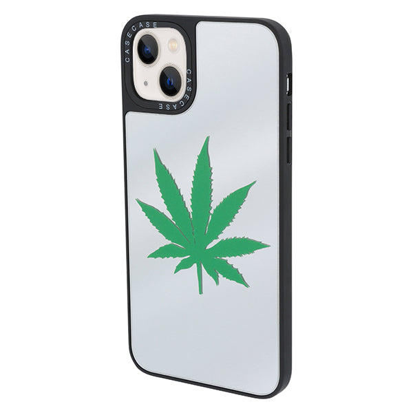 Weed Leaf Mirror Case Iphone 13