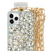 Handmade Bottle Bling Silver Case IPhone 13 Pro Max