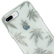 Weed Leaf Silver Case IPhone 7/8 Plus
