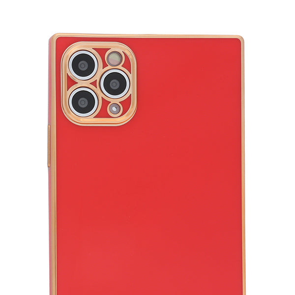 Free Air Box Square Skin Red Case Iphone 12/12 Pro
