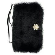 Fur Black Detachable Wallet IPhone 14 Plus