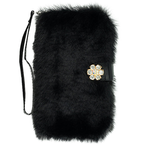 Fur Black Detachable Wallet IPhone 12/12 Pro