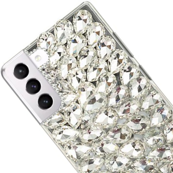 Handmade Silver Bling Case Samsung S22 Plus
