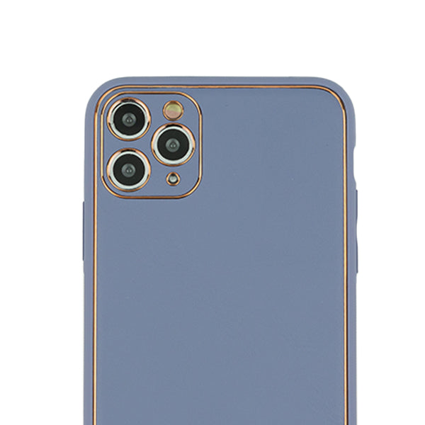 Leather Style Purple Gold Case Iphone 13 Pro Max