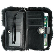 Fur Black Detachable Wallet Iphone XS MAX - icolorcase.com