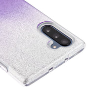 Glitter Purple Silver Case Samsung Note 10 - icolorcase.com