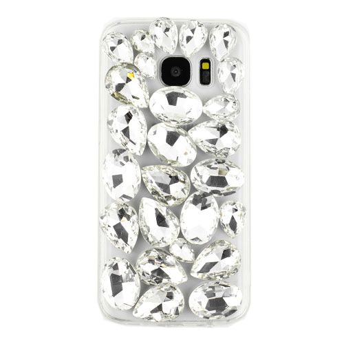 Handmade Silver Bling Case Samsung S7 Edge - icolorcase.com