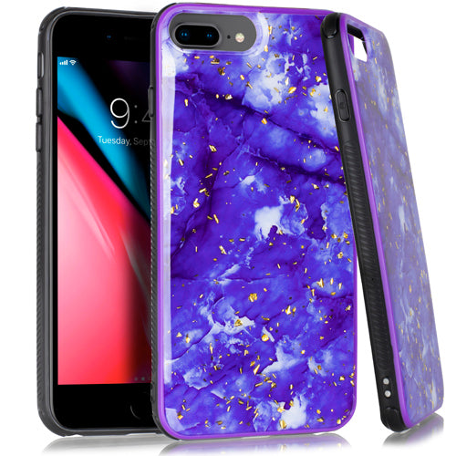 Marble Flake Purple Iphone  6/7/8 Plus - icolorcase.com