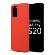 Silicone Skin Red Samsung S20 - icolorcase.com