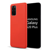 Silicone Skin Red Samsung S20 Plus - icolorcase.com