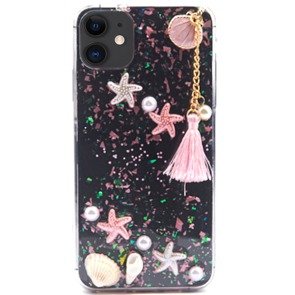 Seashells Stars Clear Case Iphone 12 Mini