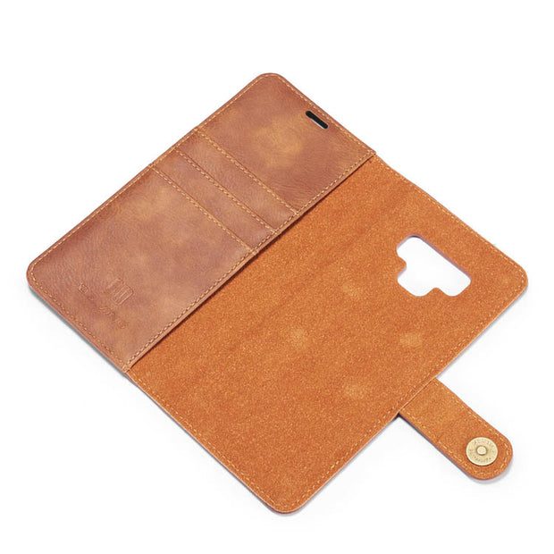Detachable Ming Brown Wallet Samsung Note 9 - icolorcase.com