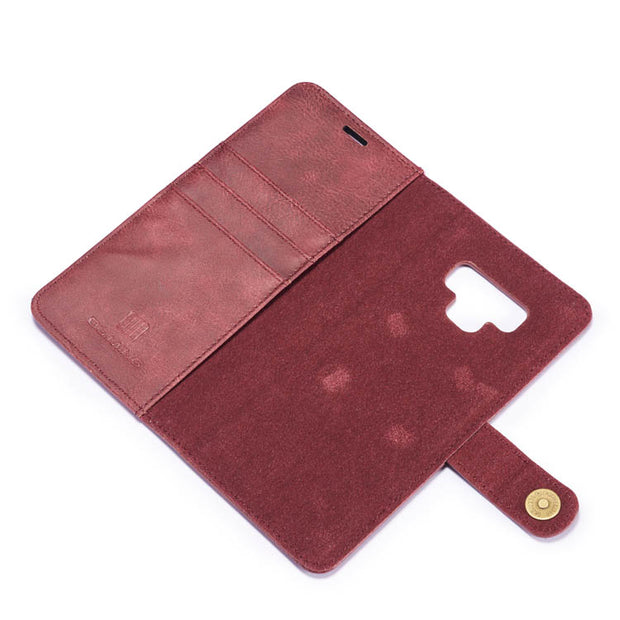 Detachable Ming Burgundy Wallet Samsung Note 9 - icolorcase.com