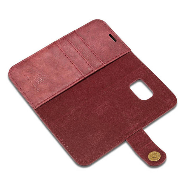 Detachable Ming Burgundy Wallet Samsung S7 - icolorcase.com
