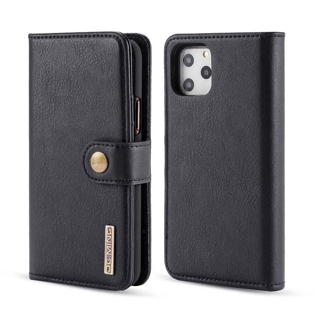 Detachable Ming Black Wallet Iphone 11 Pro - icolorcase.com