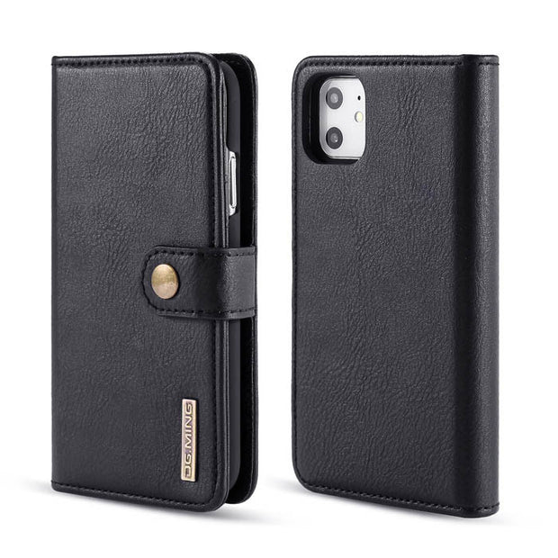 Detachable Ming Black Wallet Iphone 11 - icolorcase.com