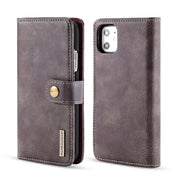 Detachable Ming Grey Wallet Iphone 11 - icolorcase.com