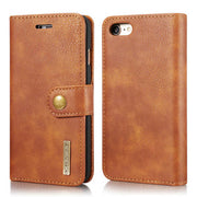 Detachable Wallet Ming Brown Iphone SE 2020 - icolorcase.com
