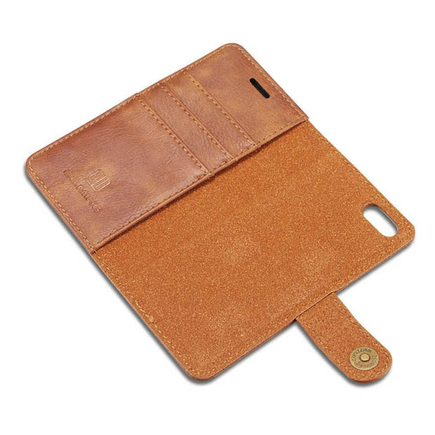 Detachable Wallet Ming Brown Iphone SE 2020 - icolorcase.com