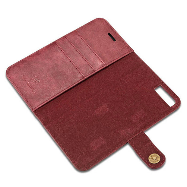 Detachable Ming Burgundy Wallet Iphone 7/8 Plus - icolorcase.com
