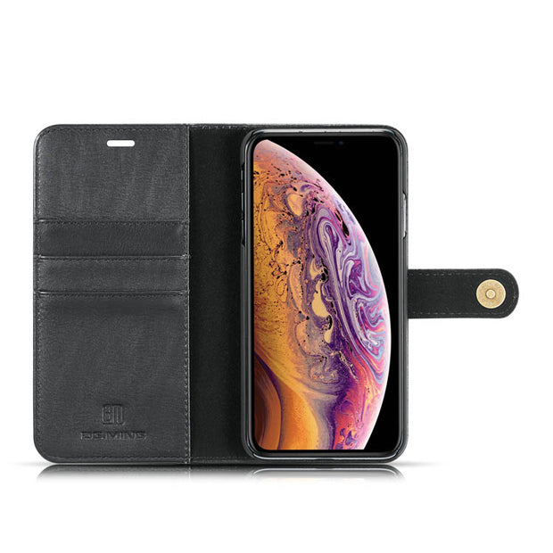 Detachable Ming Black Wallet Iphone XS MAX - icolorcase.com