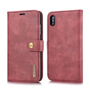 Detachable Ming Burgundy Wallet Iphone 10/X/XS - icolorcase.com