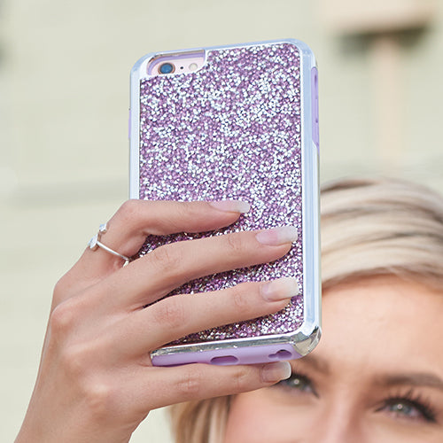 Hybrid Bling Purple Case Iphone 12 Mini