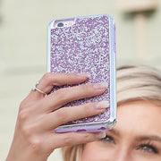 Hybrid Bling Case Purple Iphone SE 2020