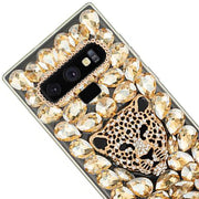 Handmade Cheetah Gold Bling Case Samsung Note 9