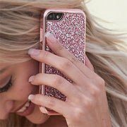 Hybrid Bling Case Pink Iphone 6/7/8 Plus