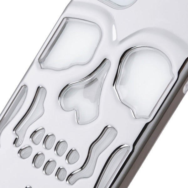 Skull Silver Clear Iphone 11 Pro - icolorcase.com