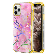 Heavy Duty Marble Pink Gold Iphone 11 Pro Max - icolorcase.com