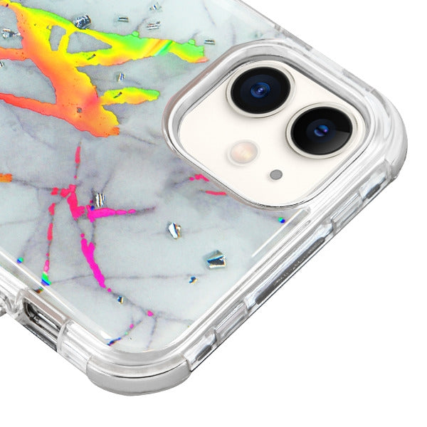 Hybrid Marble Silver Case Iphone 11 - icolorcase.com