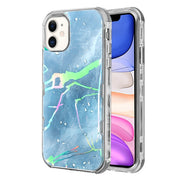 Hybrid Marble Blue Case Iphone 11 - icolorcase.com