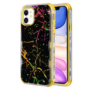Hybrid Marble Black Gold Case Iphone 11 - icolorcase.com