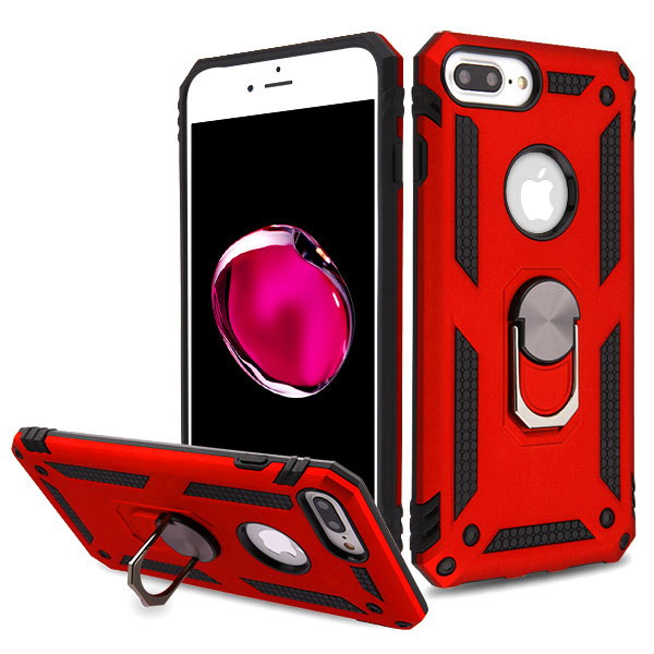 Hybrid Ring Red Case Iphone 6/7/8 Plus - icolorcase.com