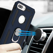 Hybrid Ring Blue Case Iphone 6/7/8 Plus - icolorcase.com